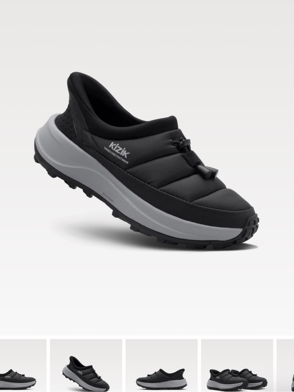 Women’s Black Slip-On Trail Shoe